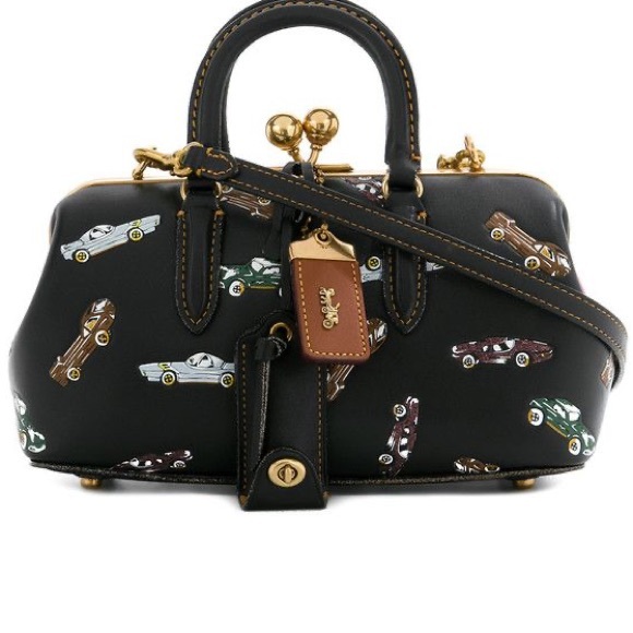 ISO IN SEARCH OF COACH REXY KISS LOCK SATCHEL - Picture 2 of 3